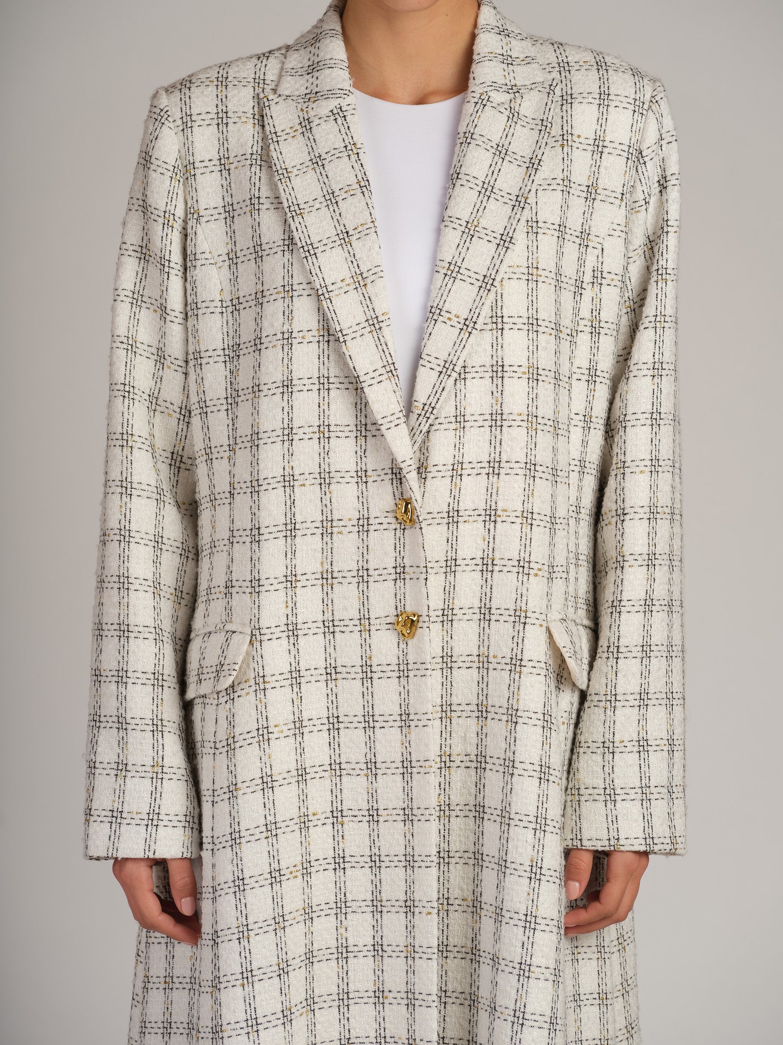 IVORY BLAZER ABAYAH