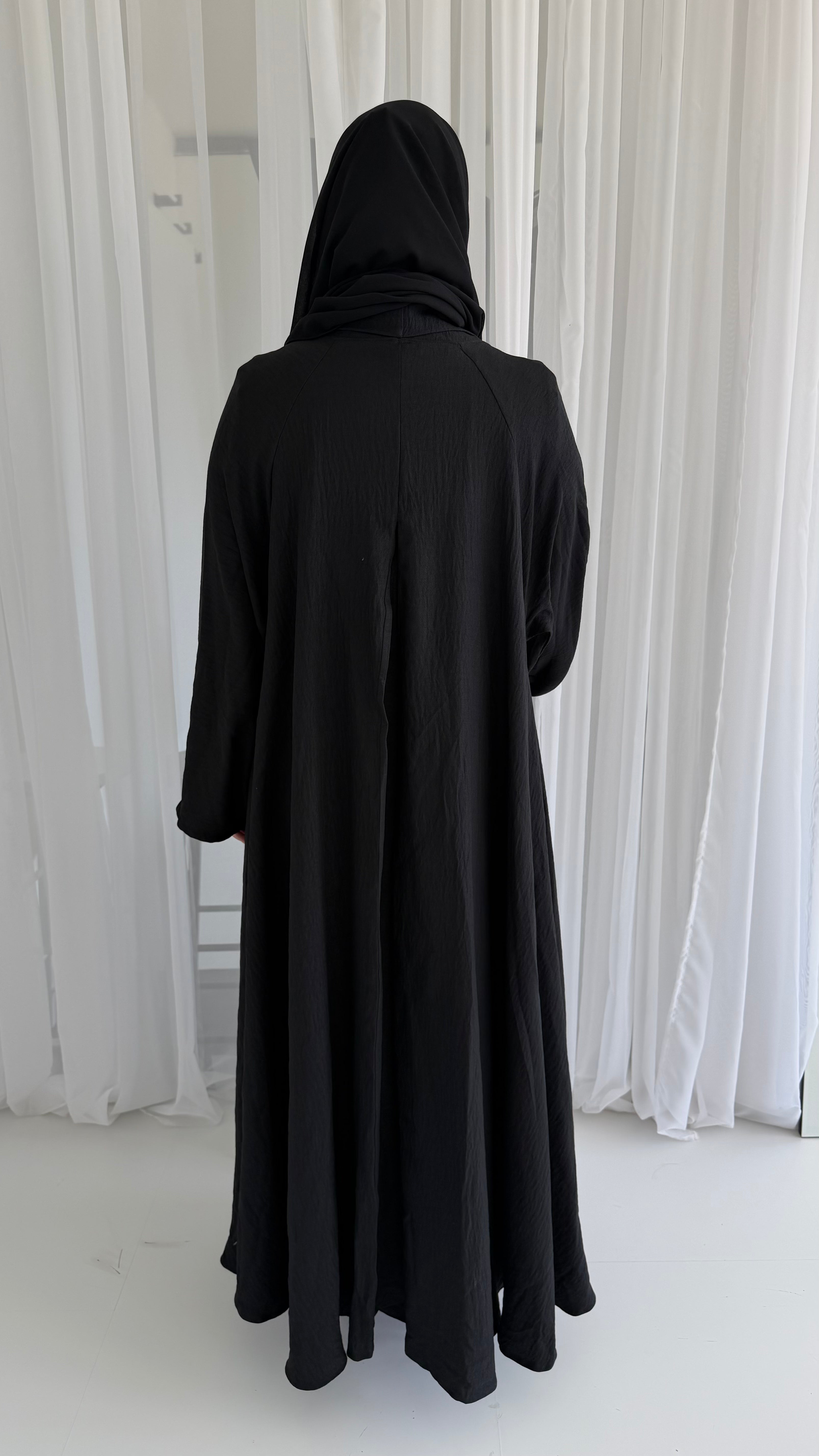 Black Linen Look