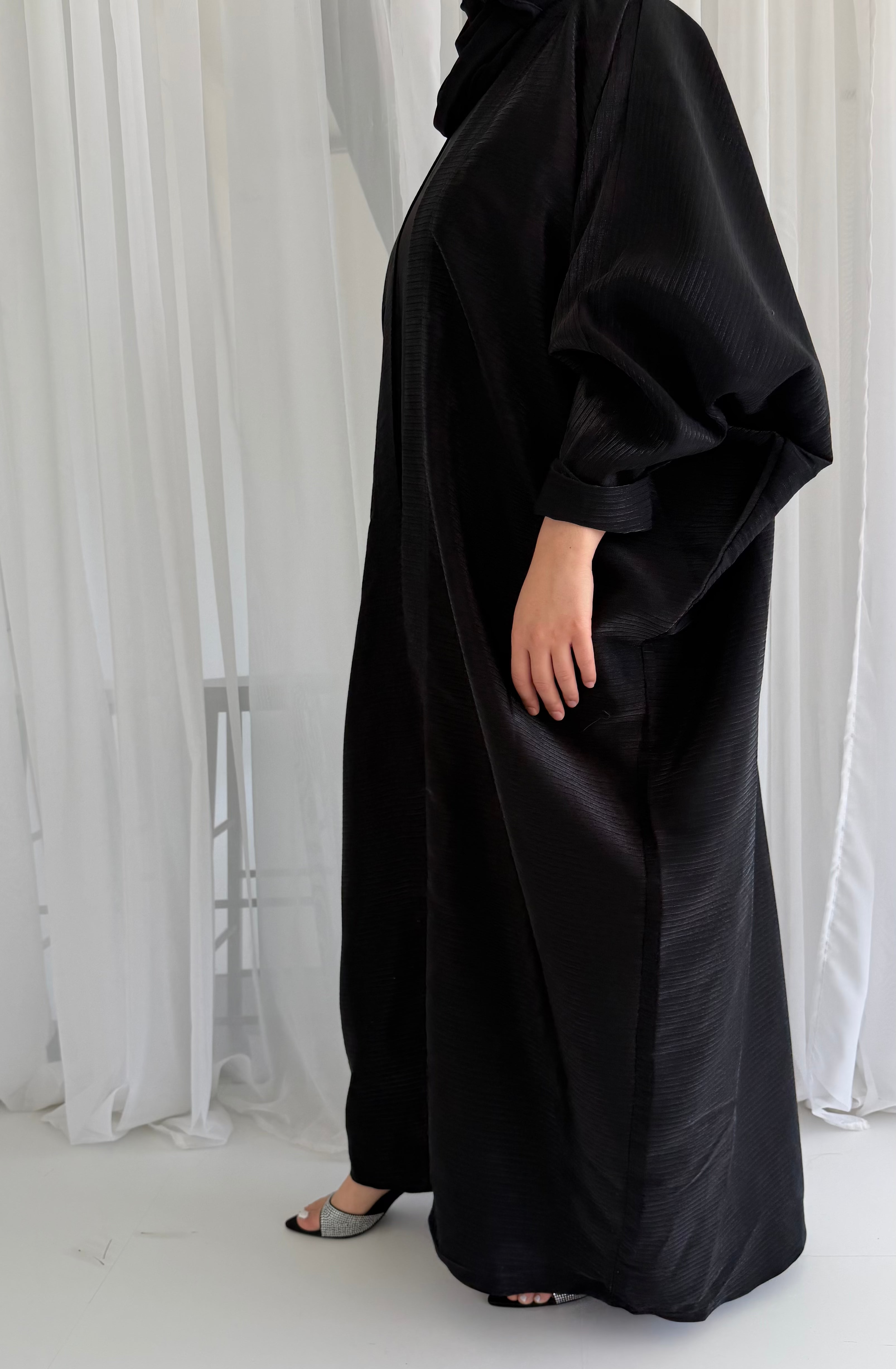 Black Shimmer Stripe