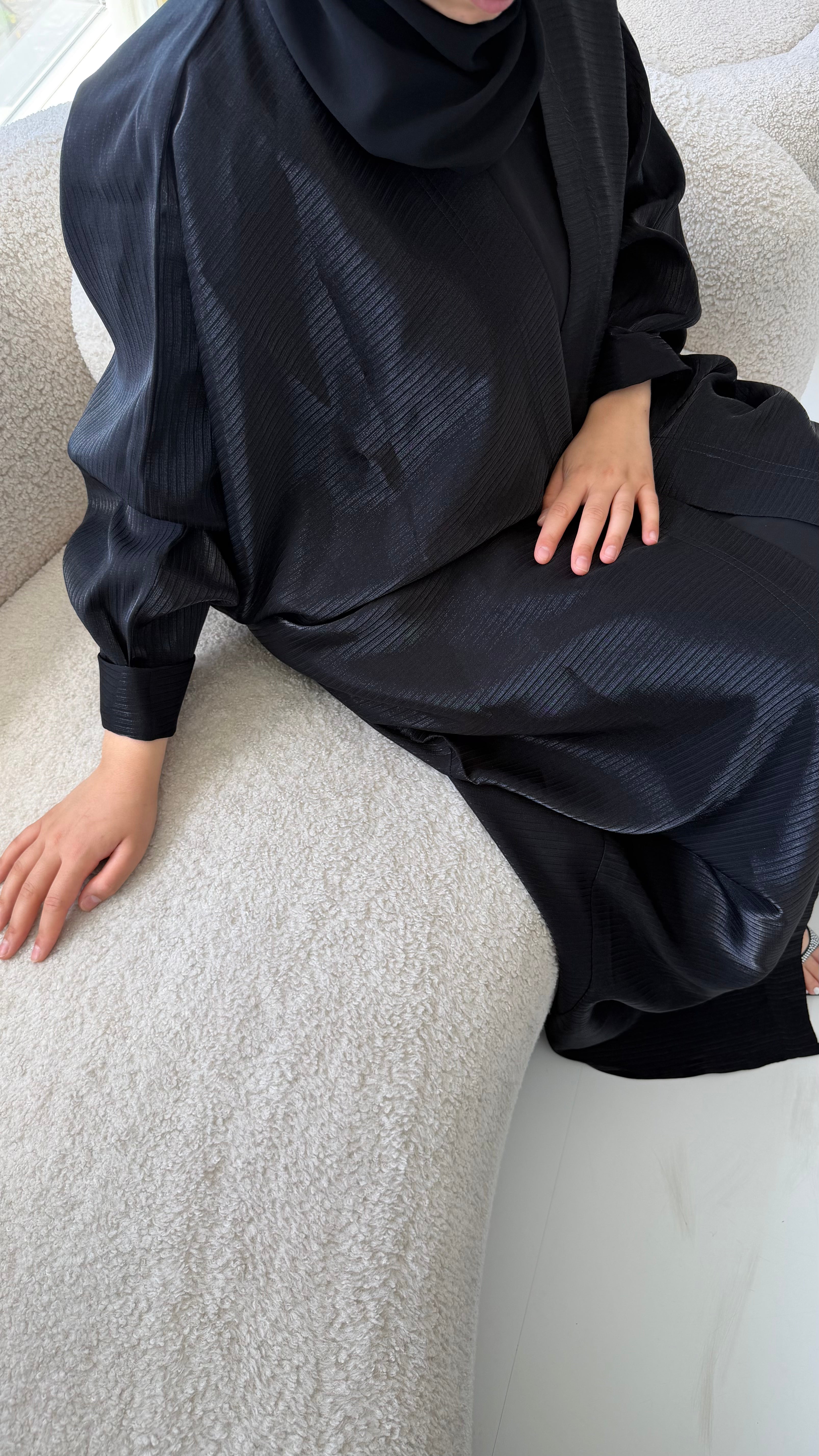 Black Shimmer Stripe