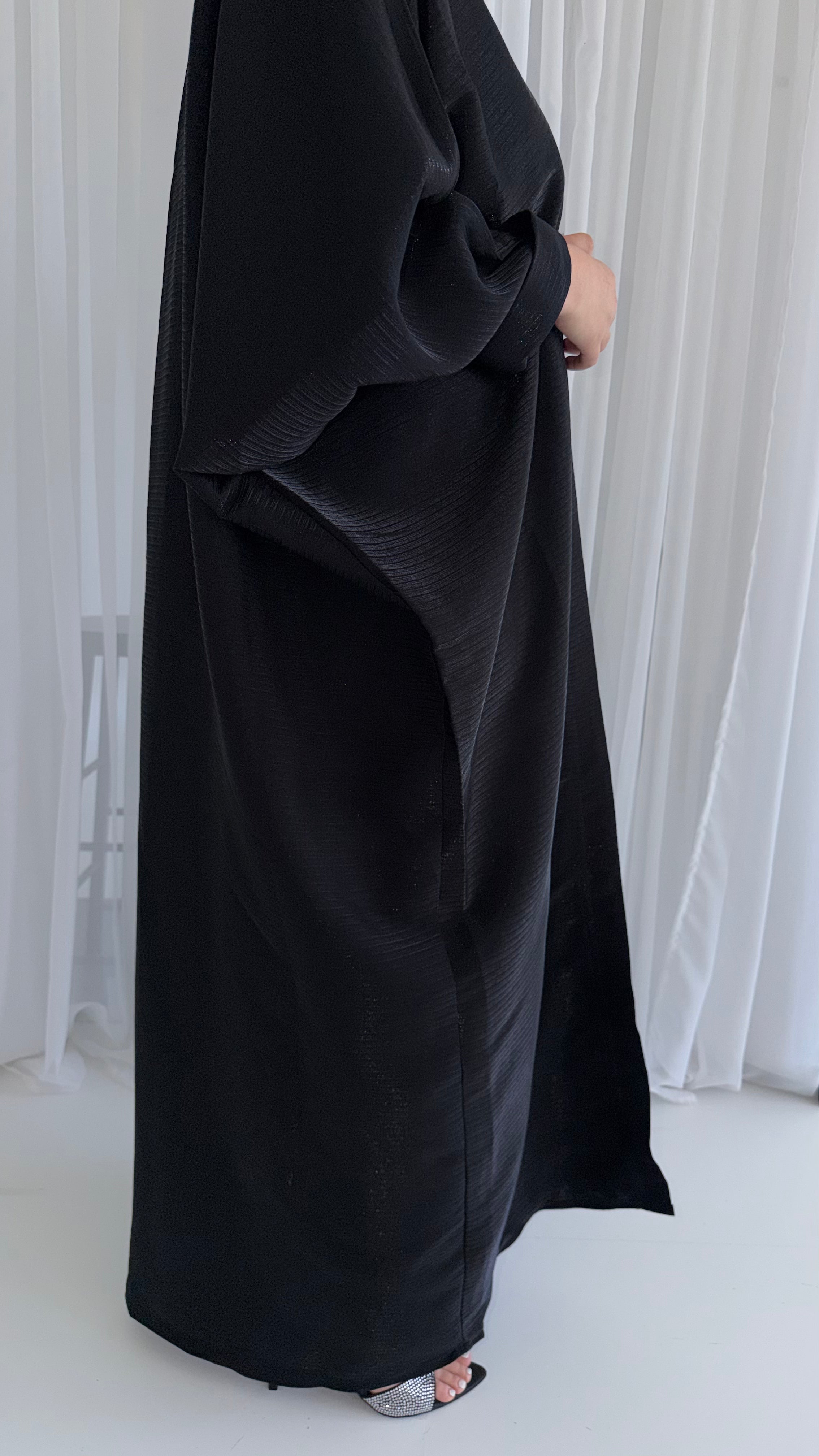 Black Shimmer Stripe