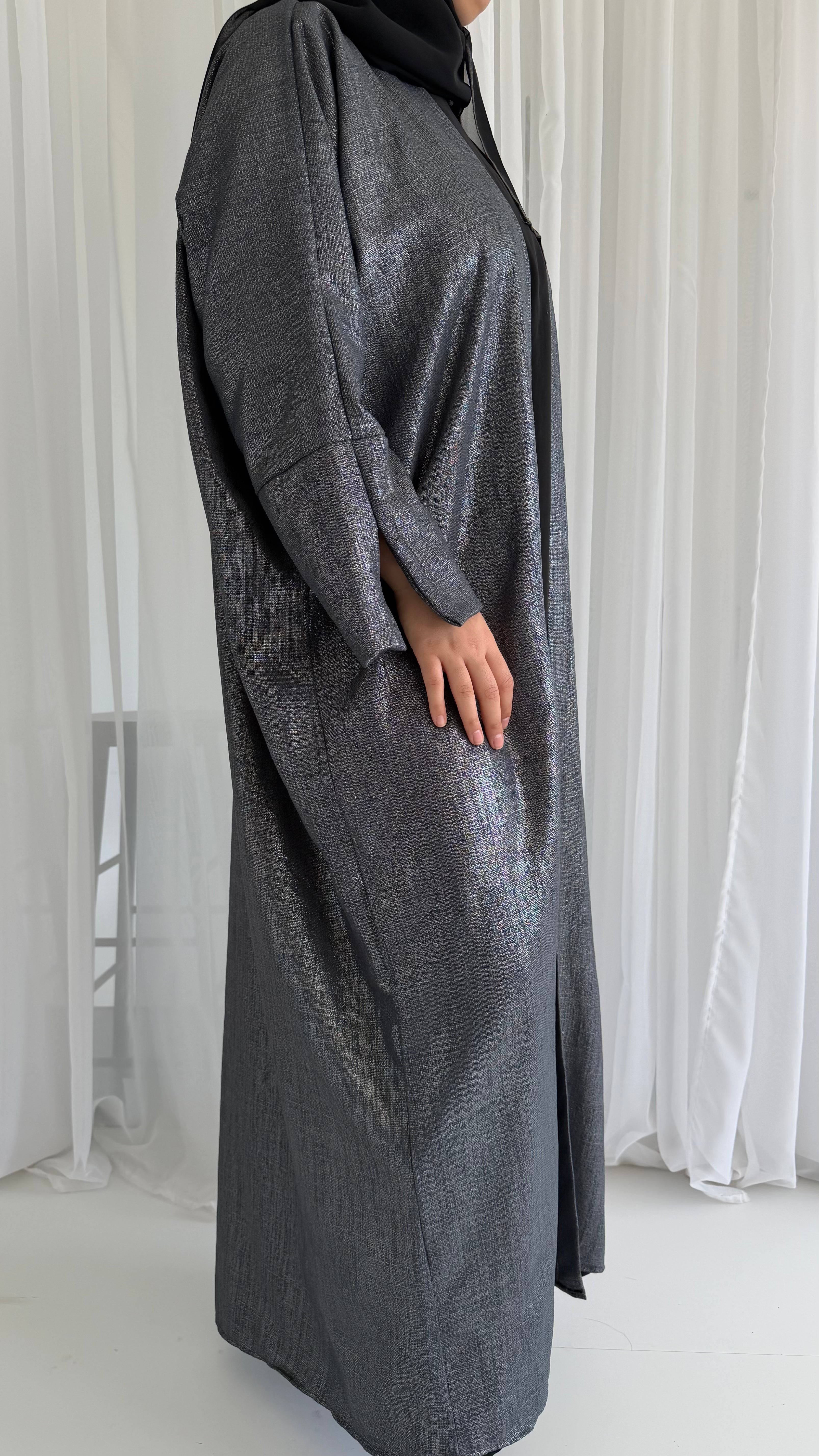 Silver Shimmer Bisht