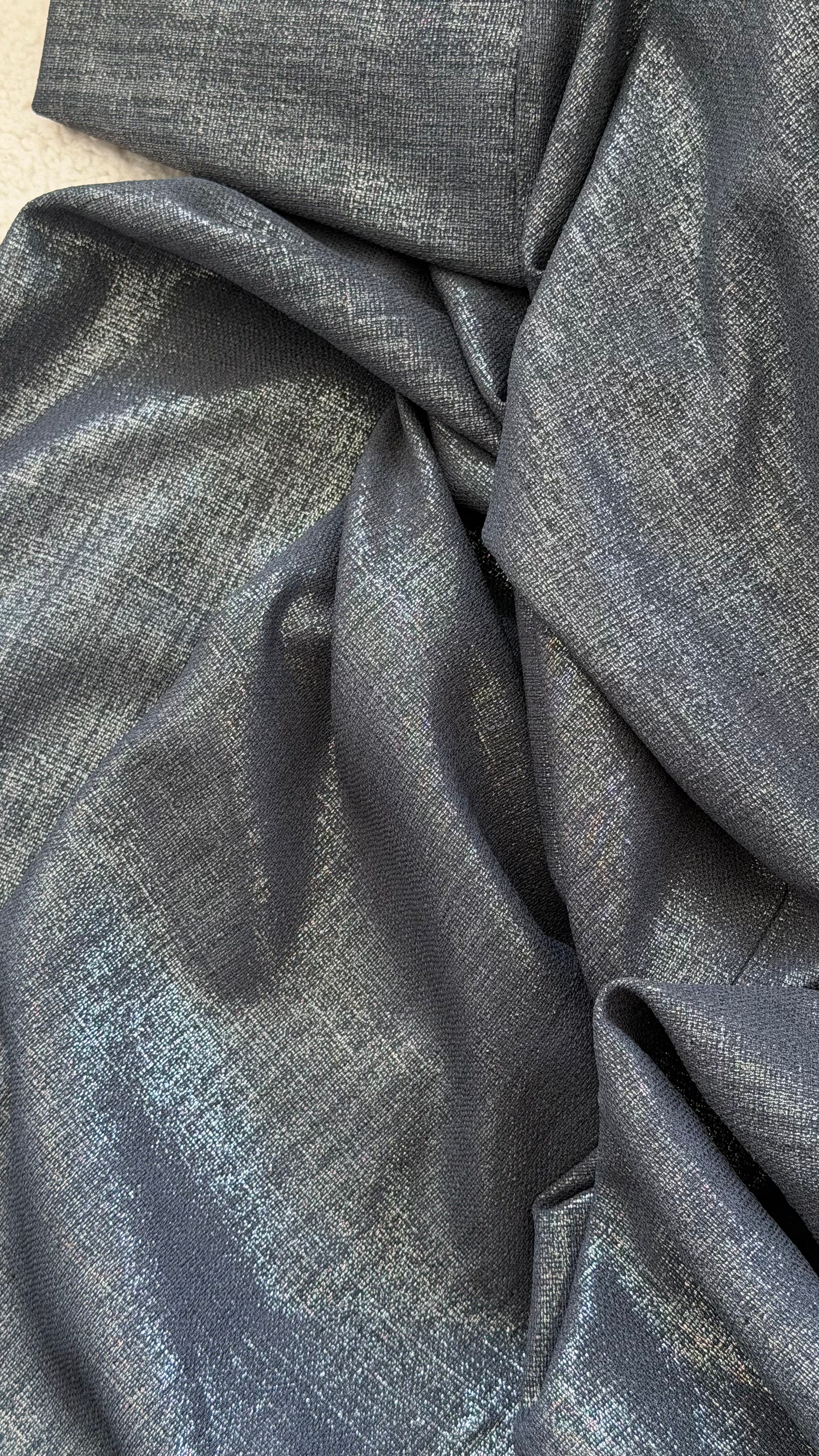 Silver Shimmer Bisht
