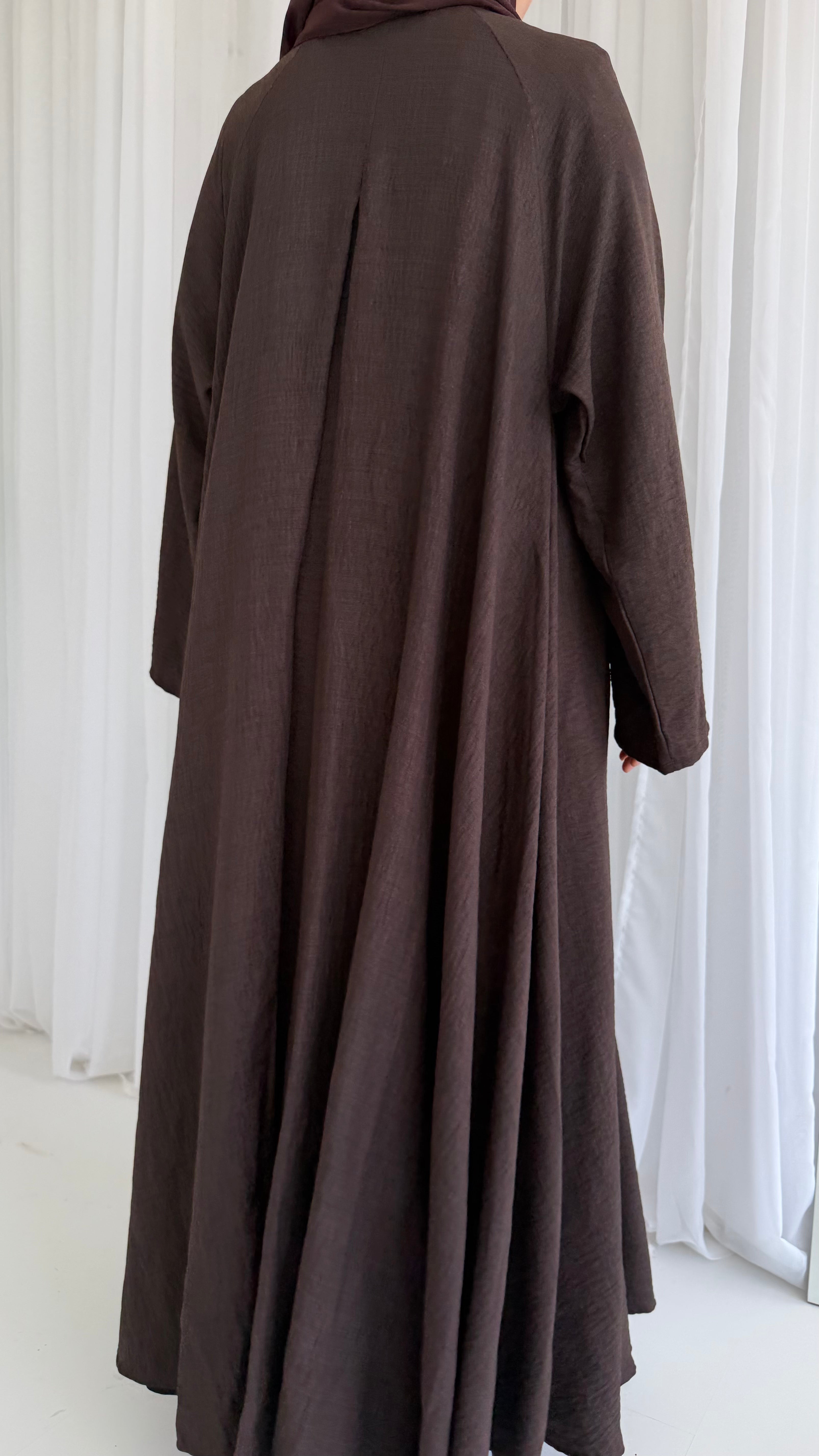 Chocolate Linen Look