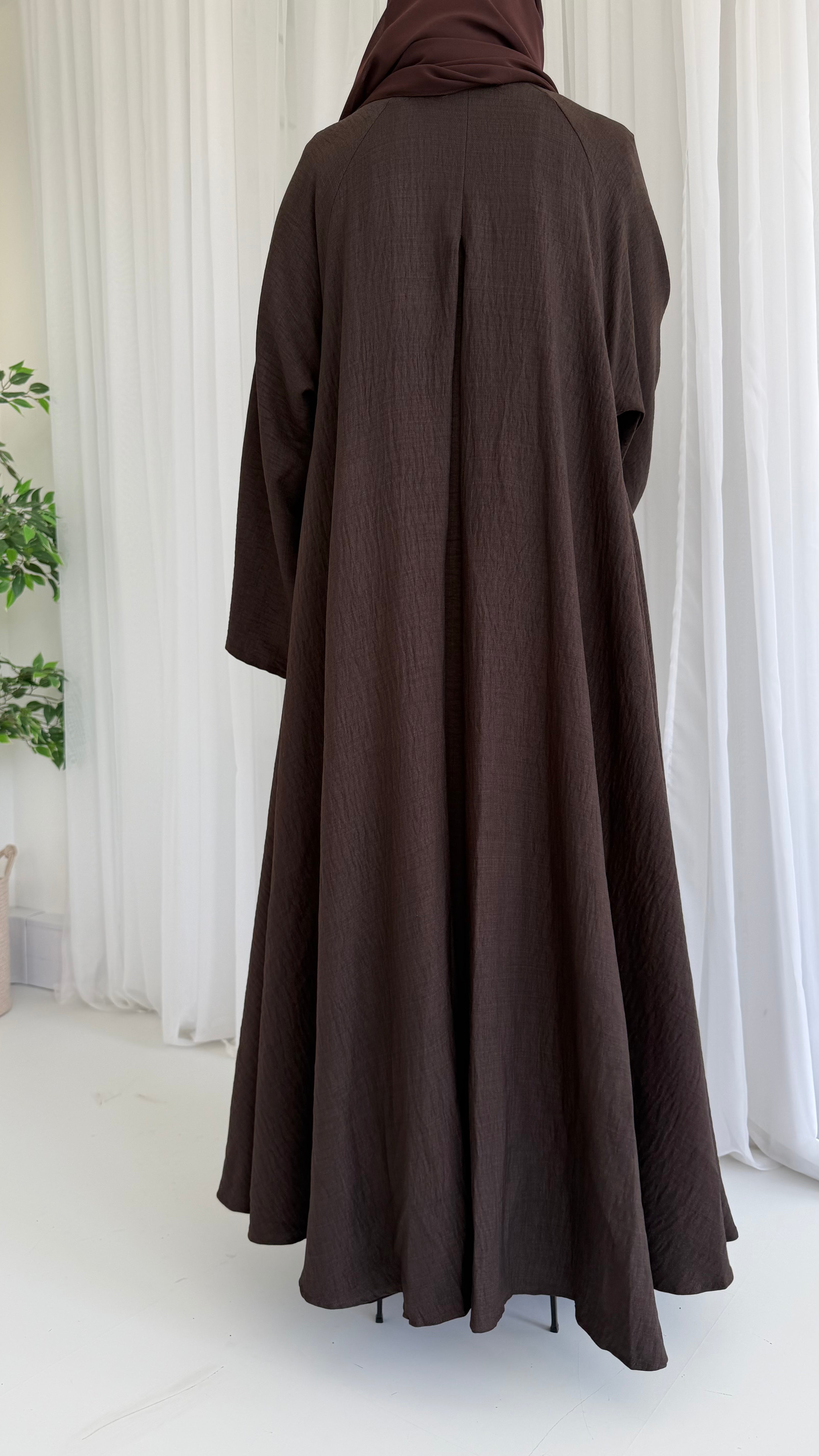Chocolate Linen Look