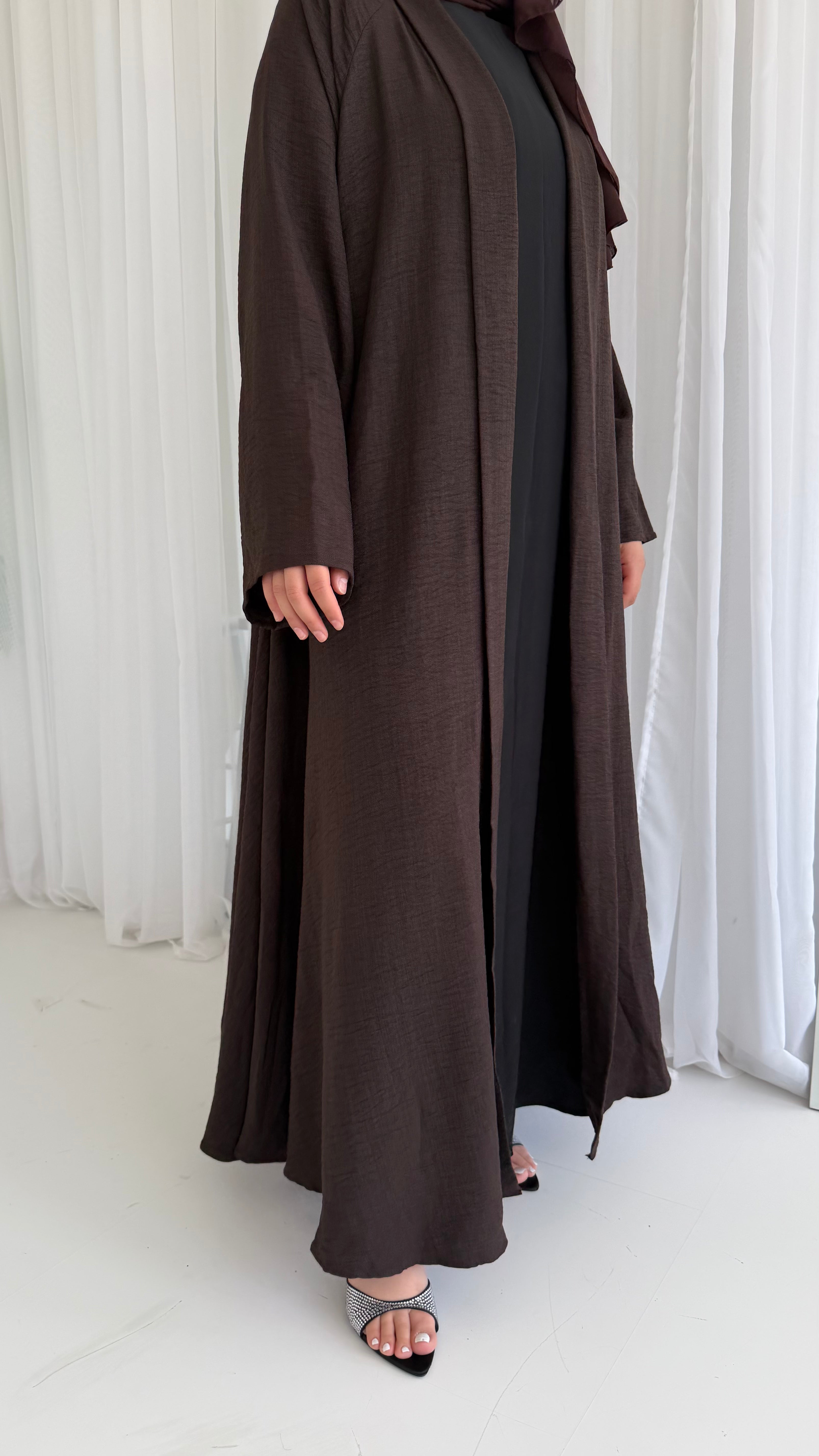 Chocolate Linen Look