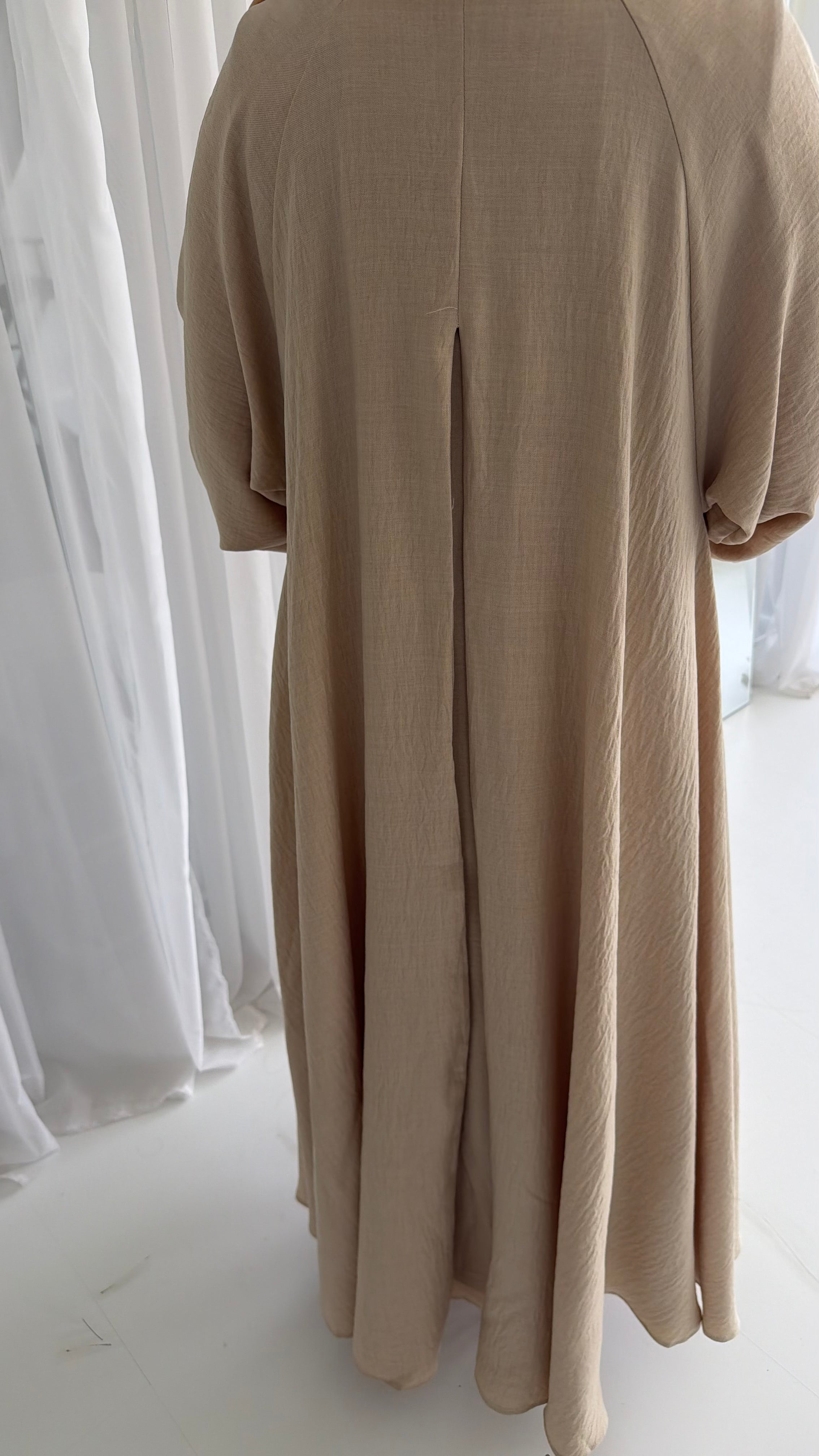 Cream Linen Look