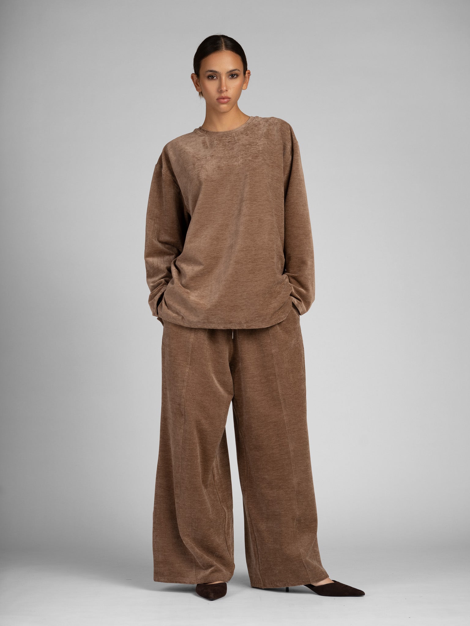 CHAI LATTE CHENILLE CO-ORD