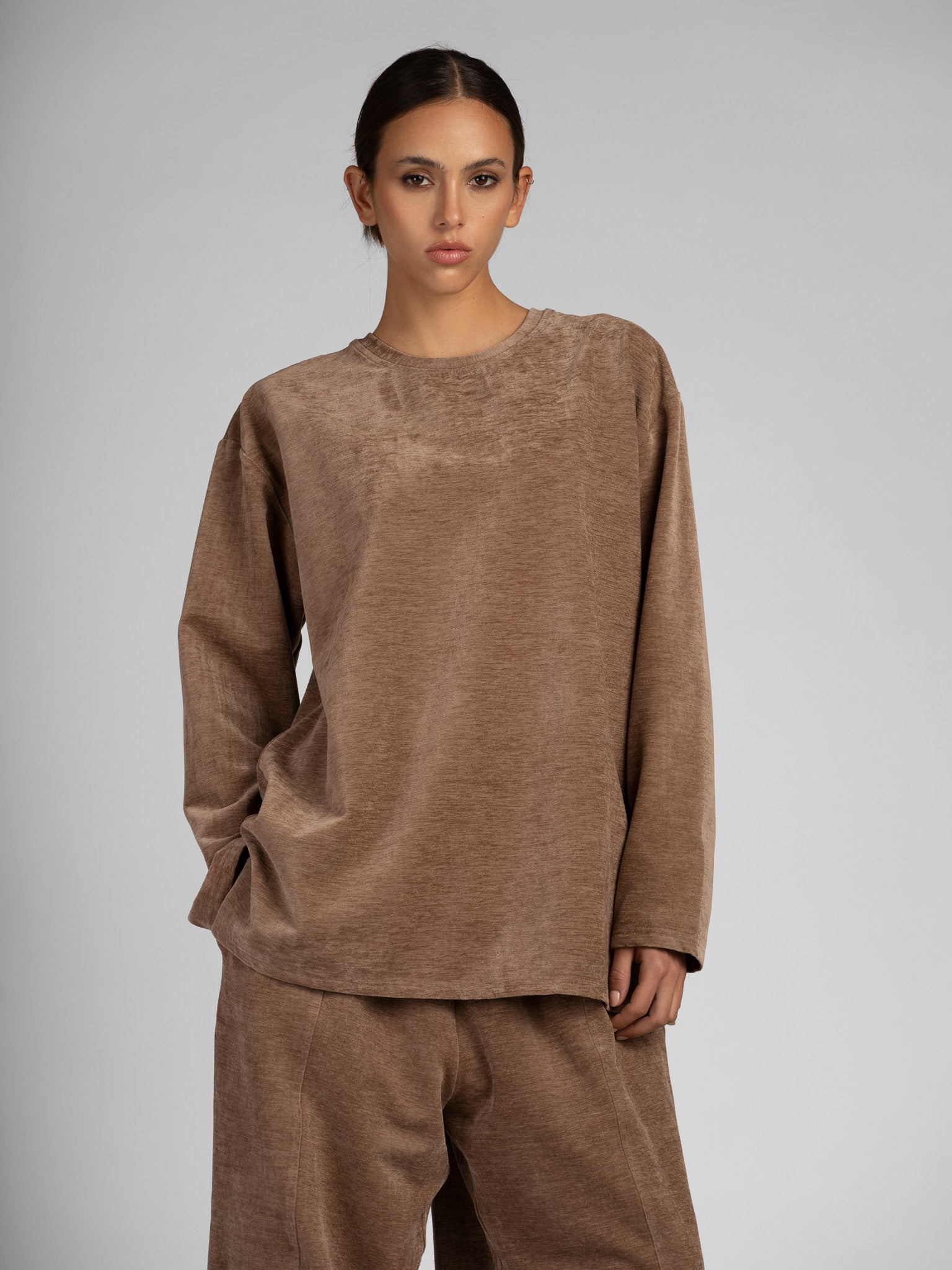 CHAI LATTE CHENILLE CO-ORD