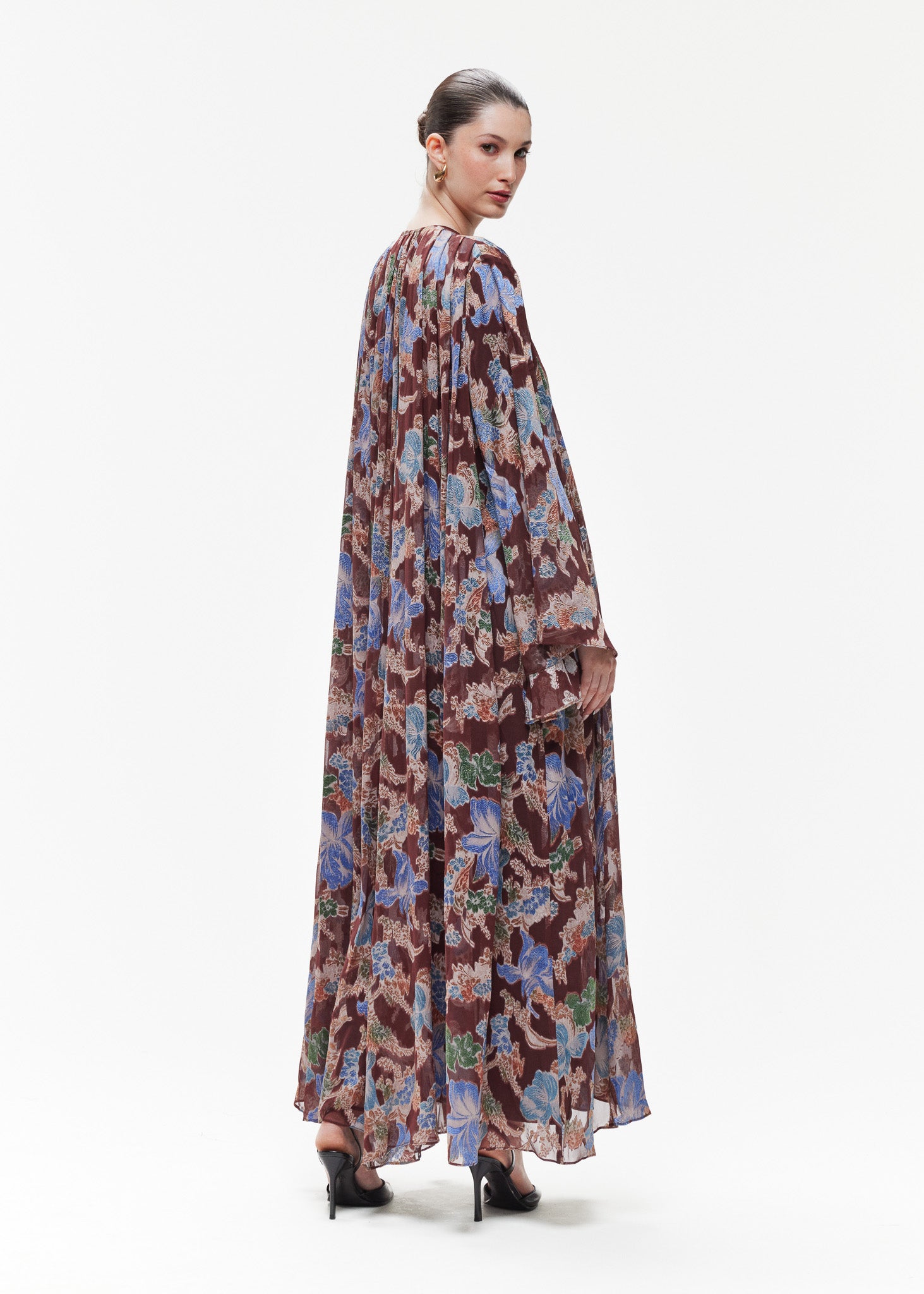 Burgundy Print Tulip