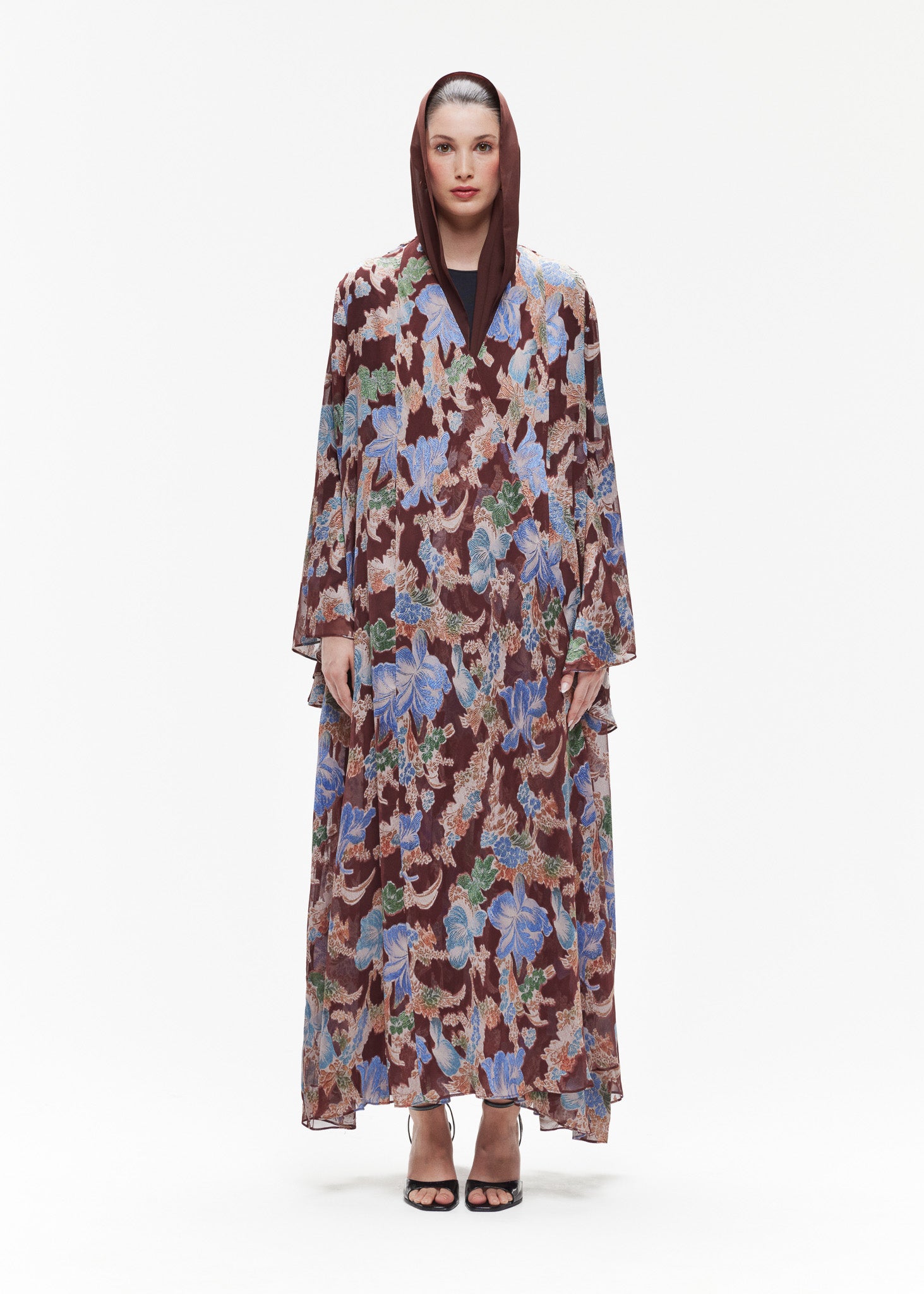 Burgundy Print Tulip