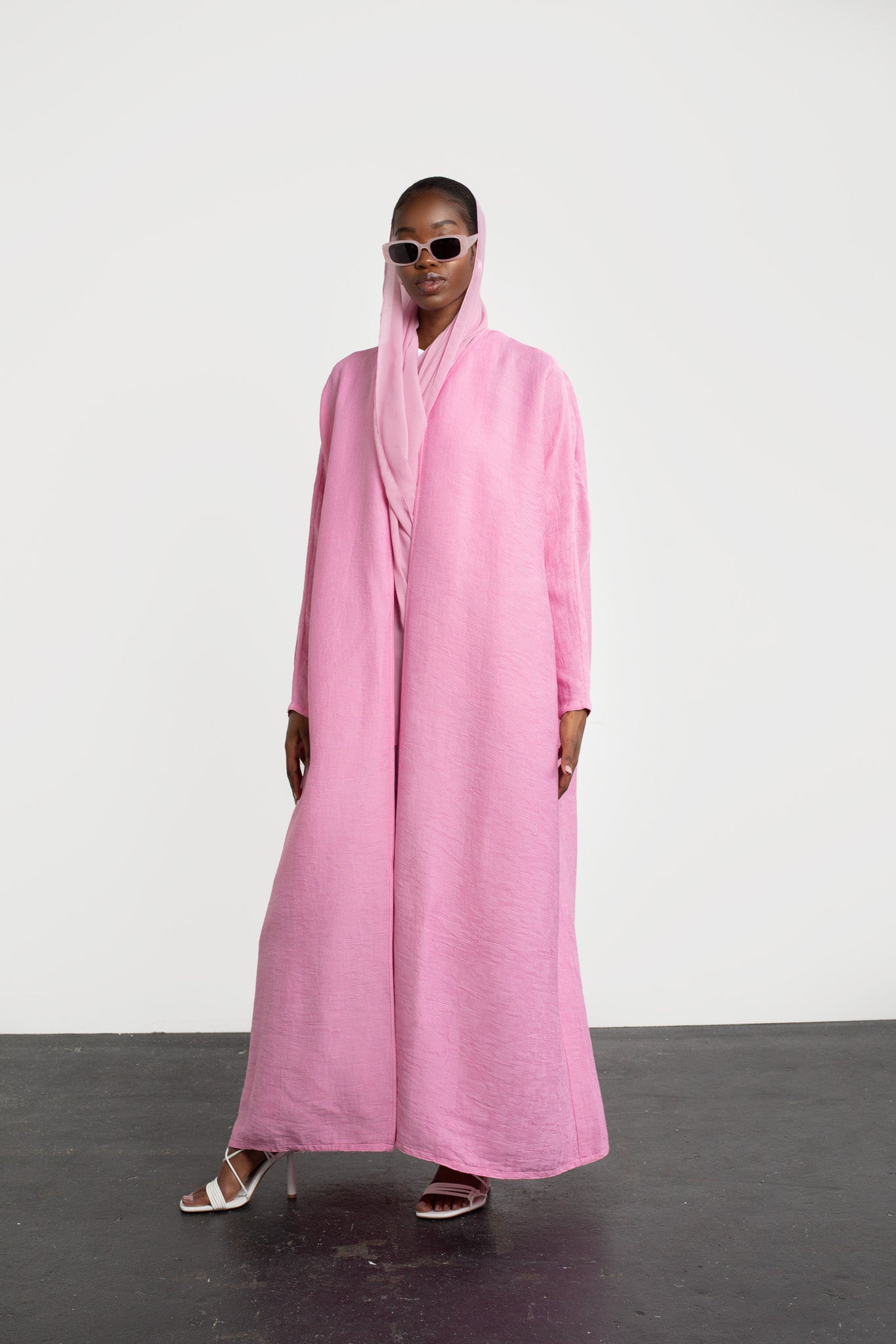 Flare Coat Pink Wool Coat Ladies Pink Wool Coat Feminine Long