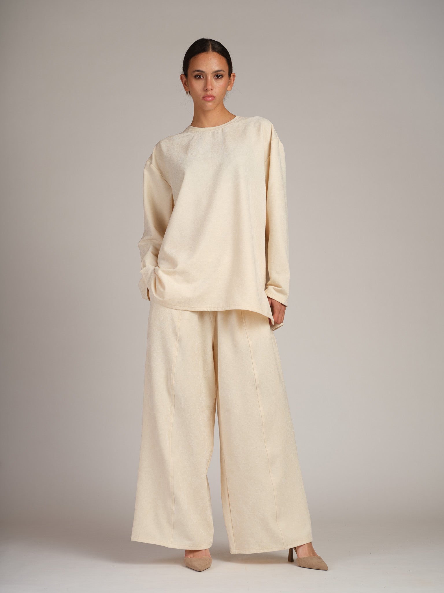 IVORY CHENILLE CO-ORD