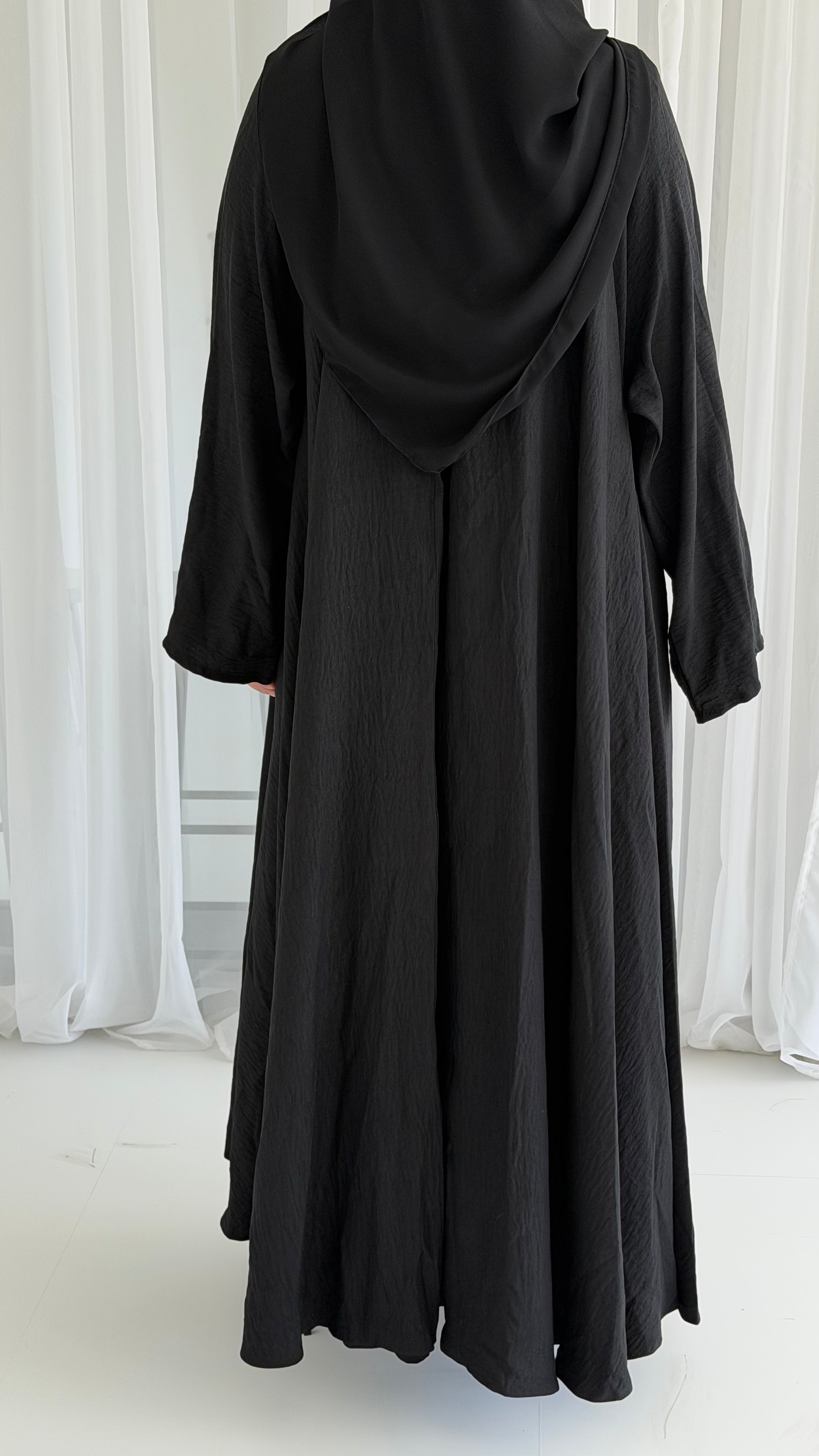 Black Linen Look