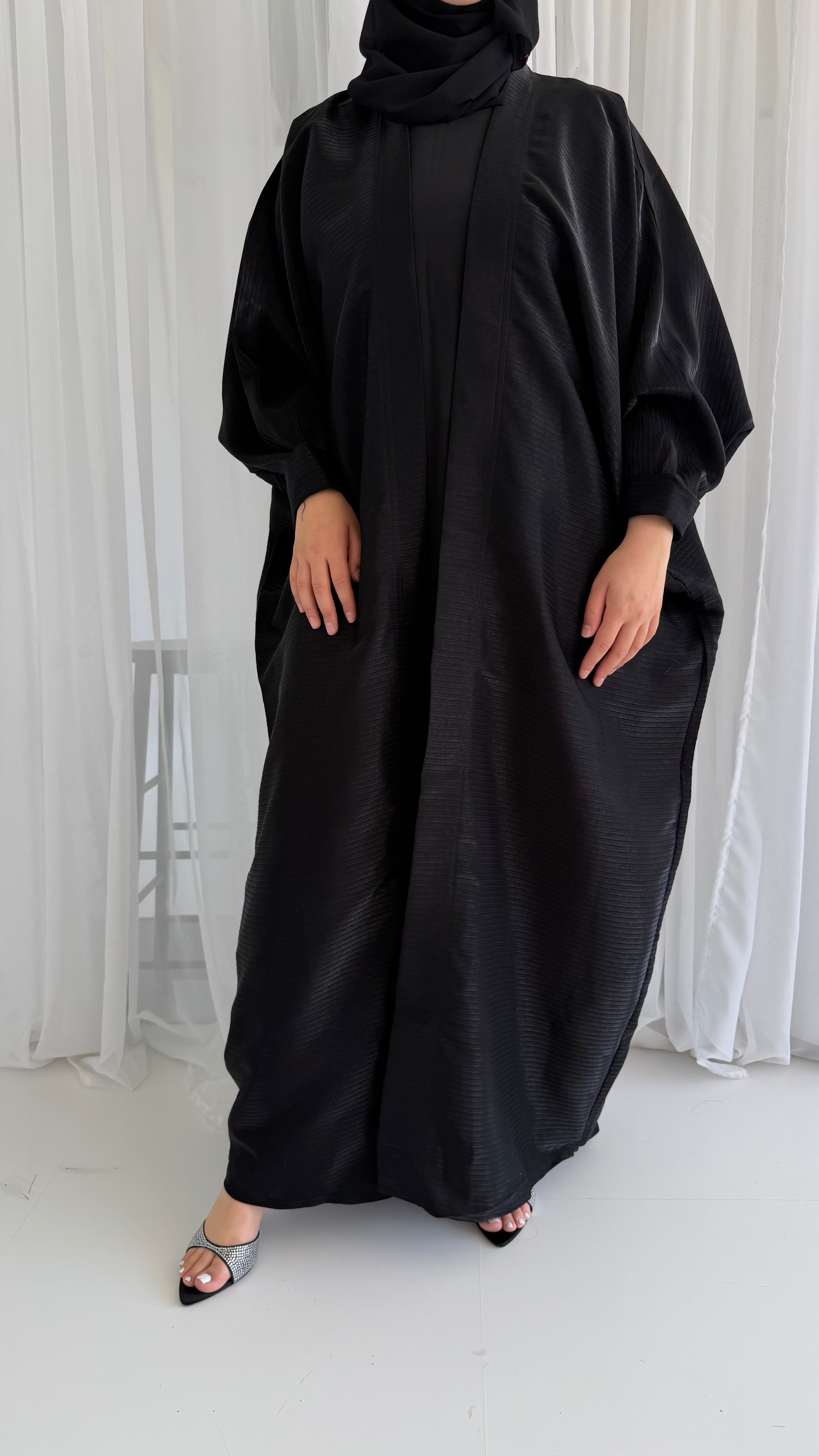Black Shimmer Stripe