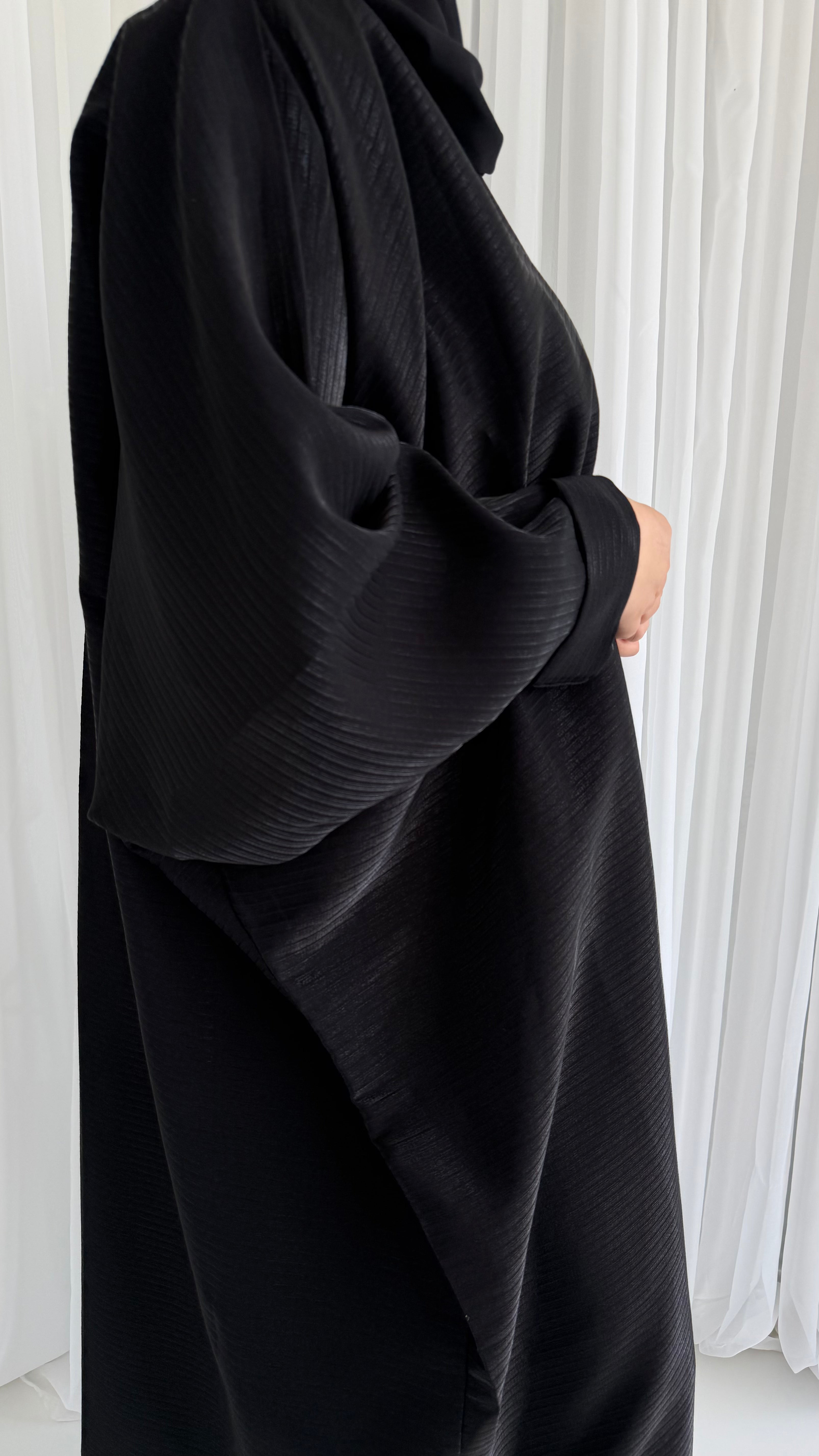 Black Shimmer Stripe