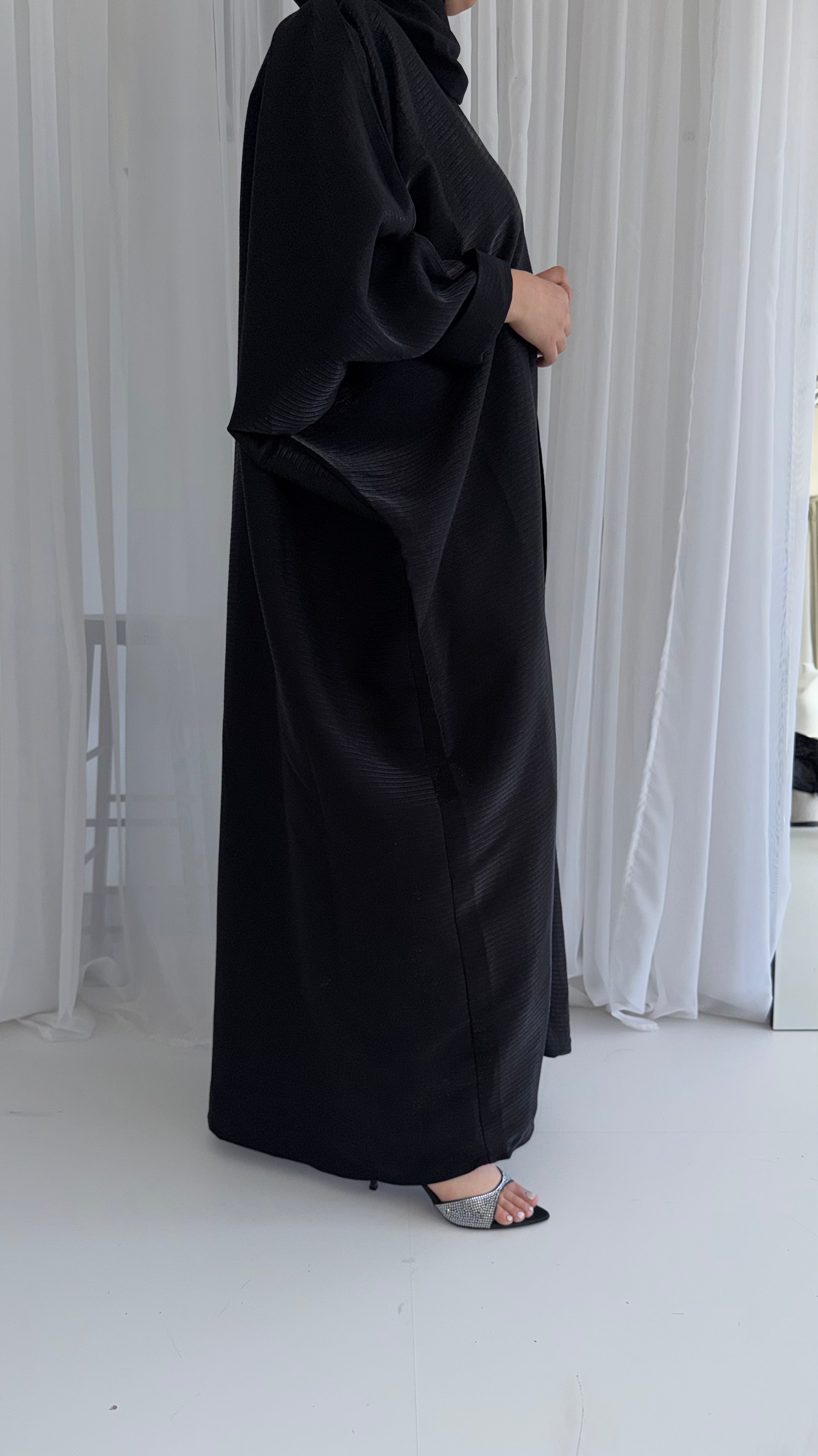 Black Shimmer Stripe