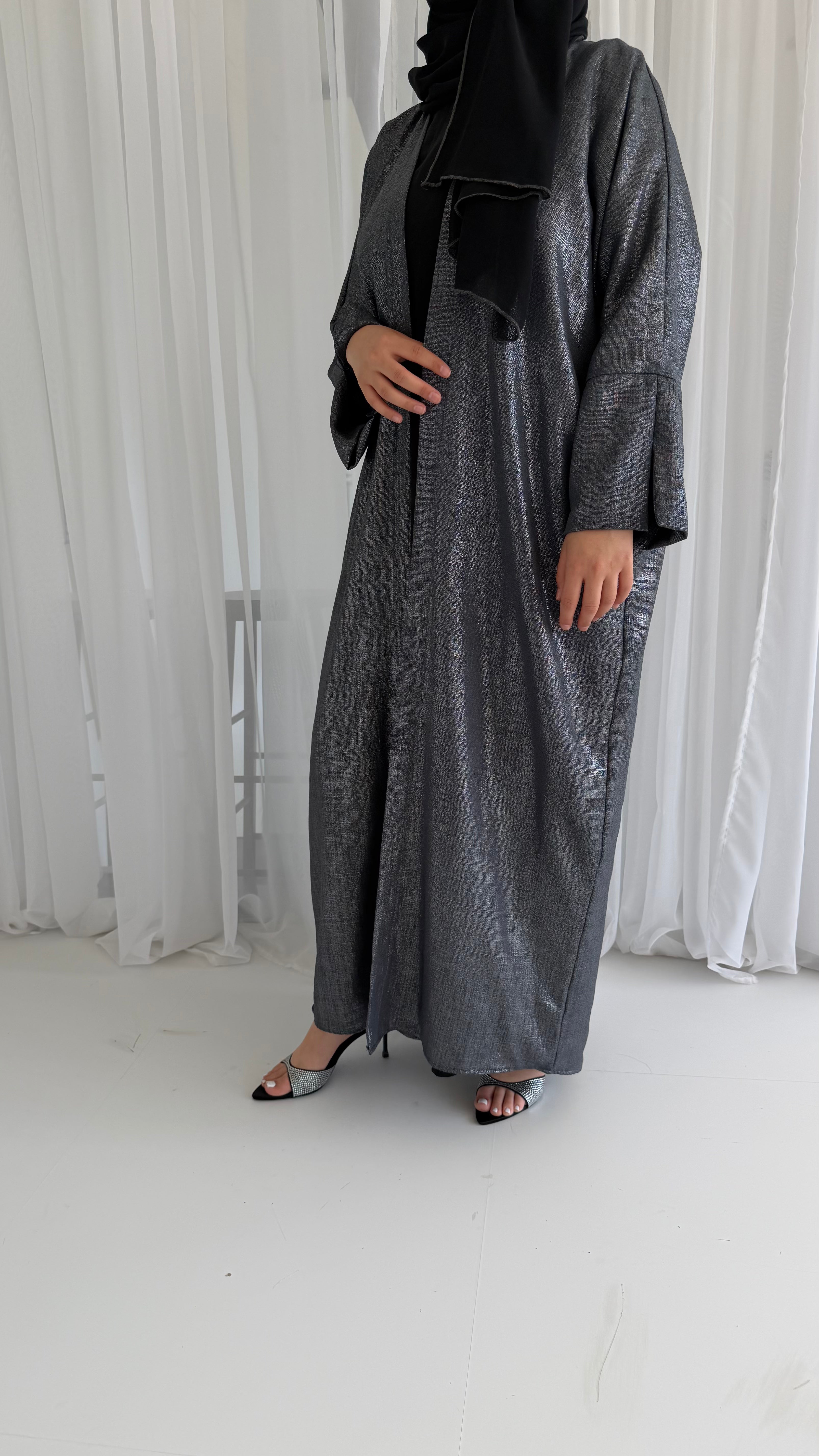 Silver Shimmer Bisht