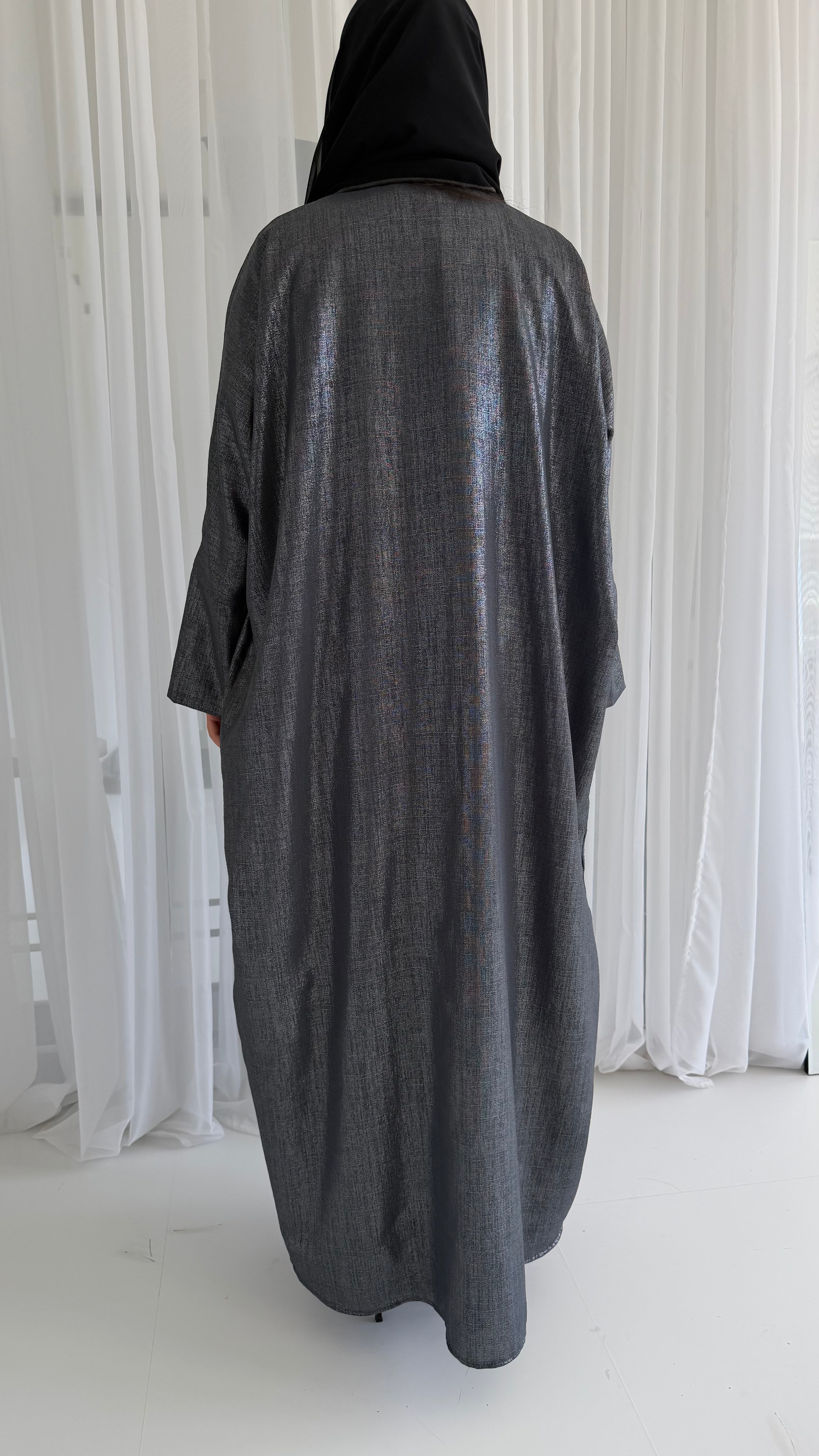 Silver Shimmer Bisht