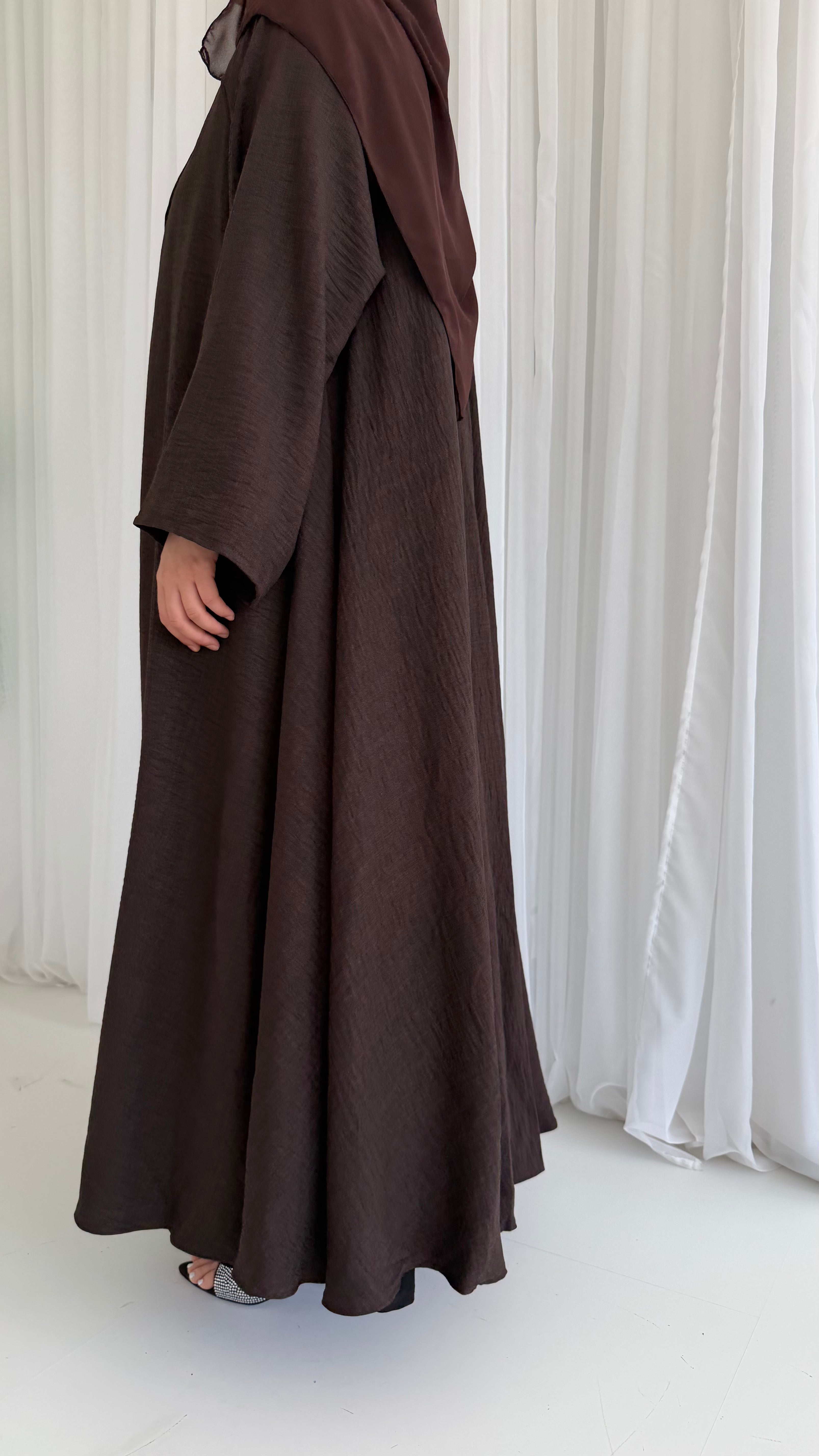 Chocolate Linen Look