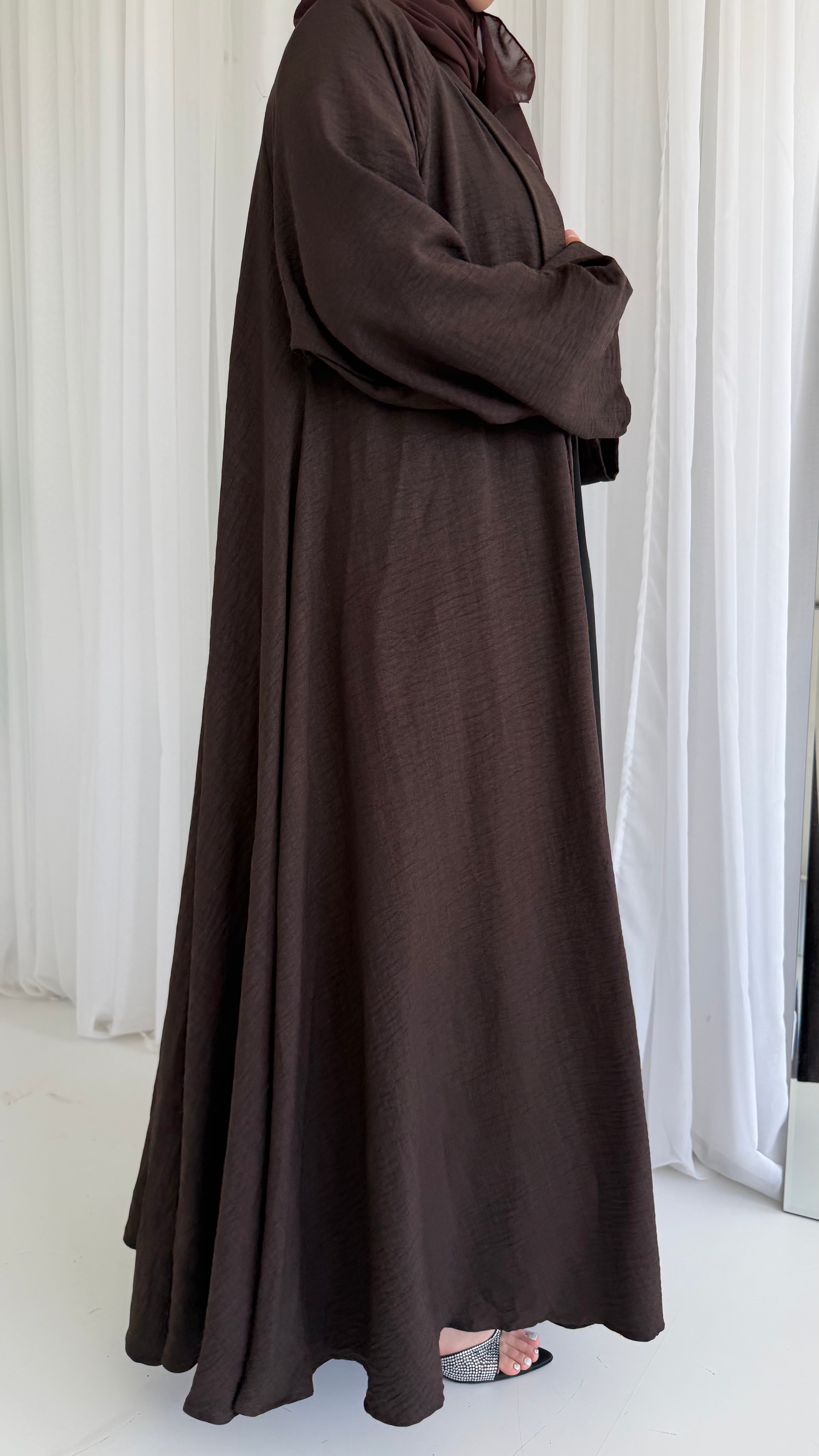 Chocolate Linen Look