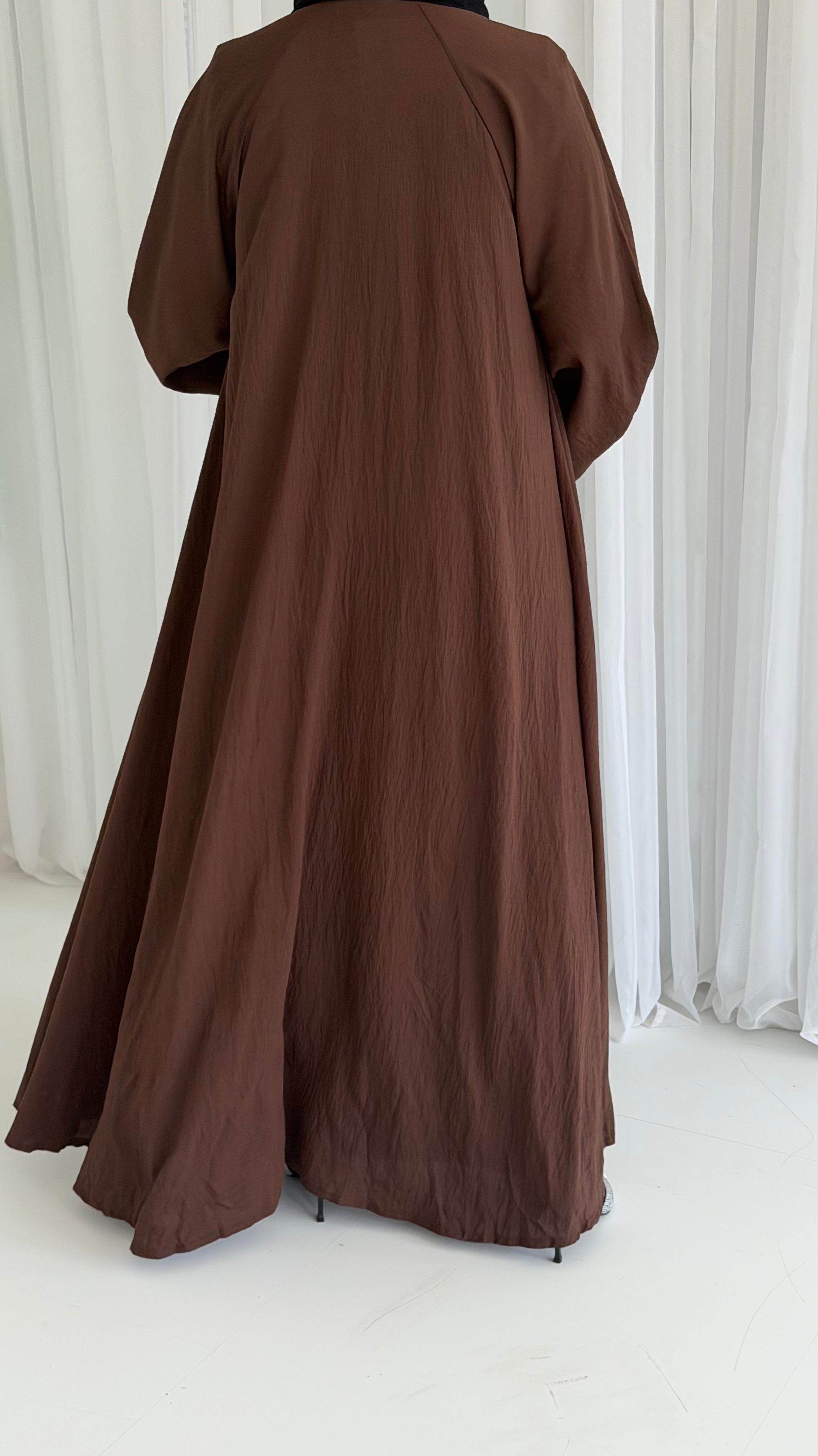 Cocoa Stitch Abaya