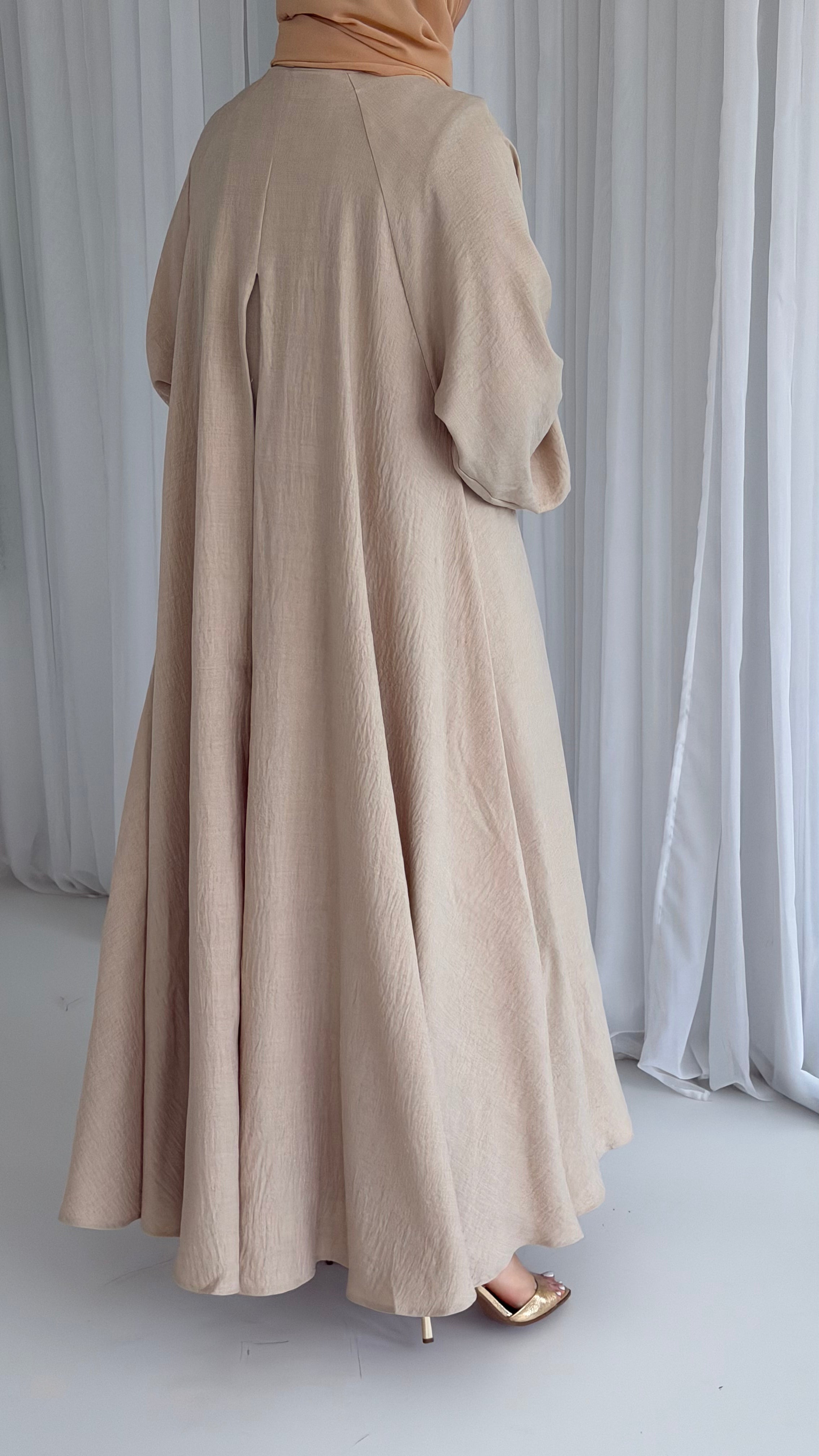 Cream Linen Look