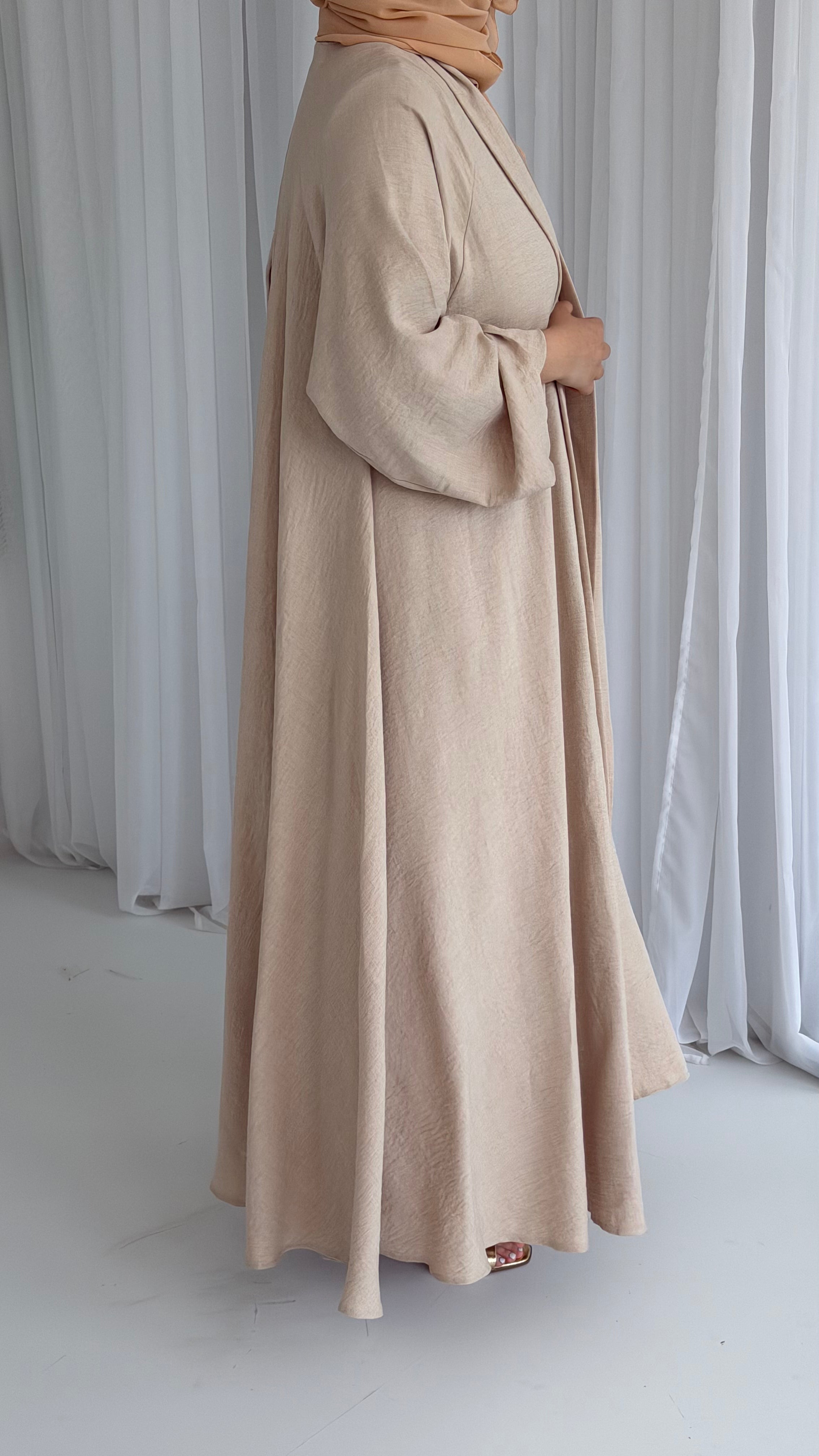 Cream Linen Look