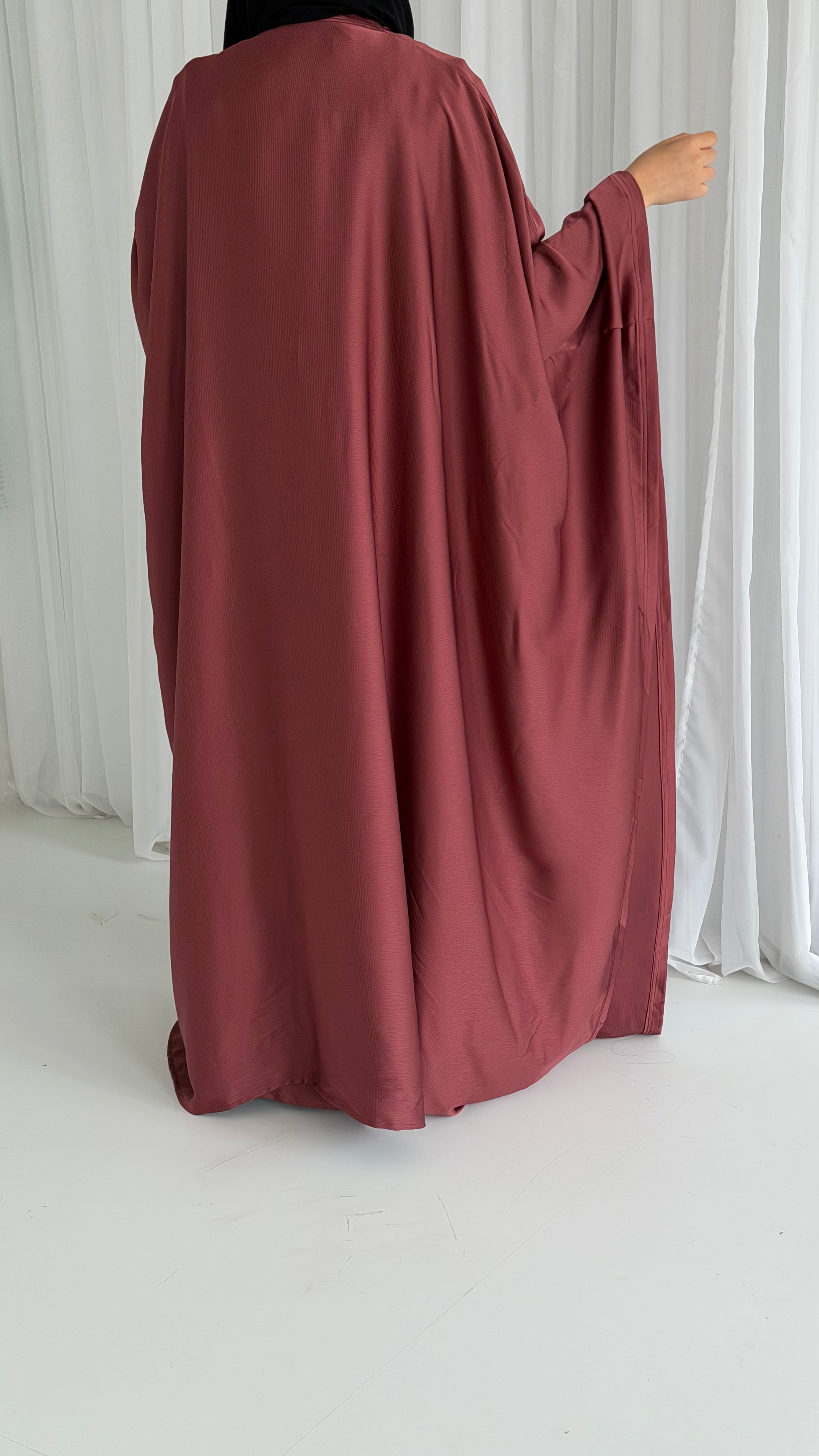 Copper Wrap Abaya